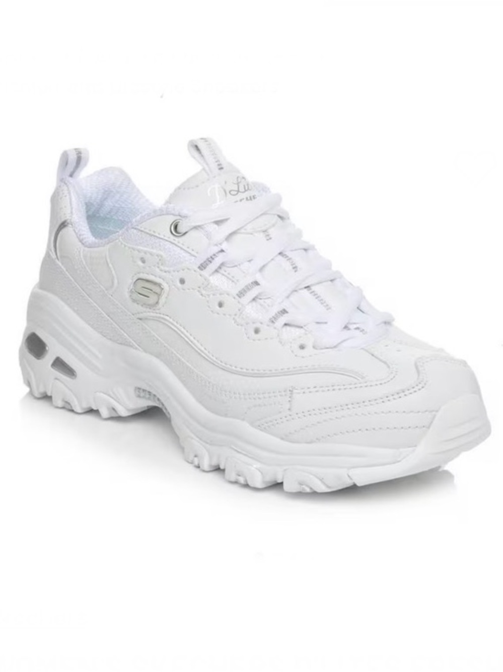 Skechers D'Lites White Fresh Start Sneakers Size 9.5 NEW